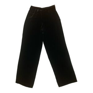 Talbots High Waist Velvet/Silk Blend Pants